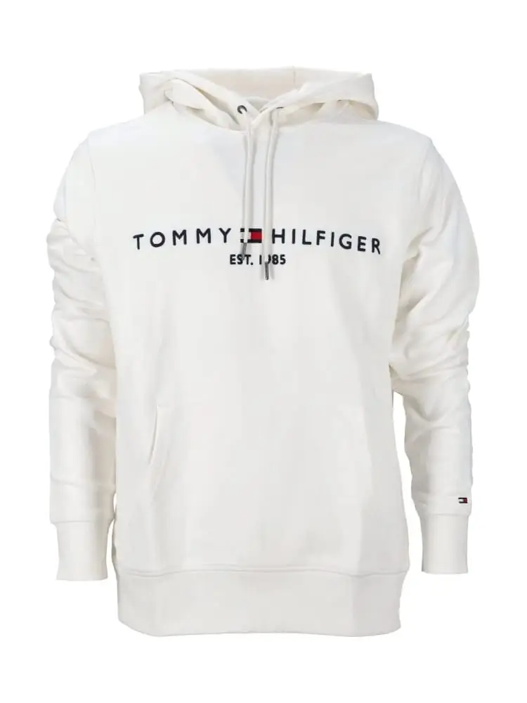 felpa bianca uomo logo sul davanti