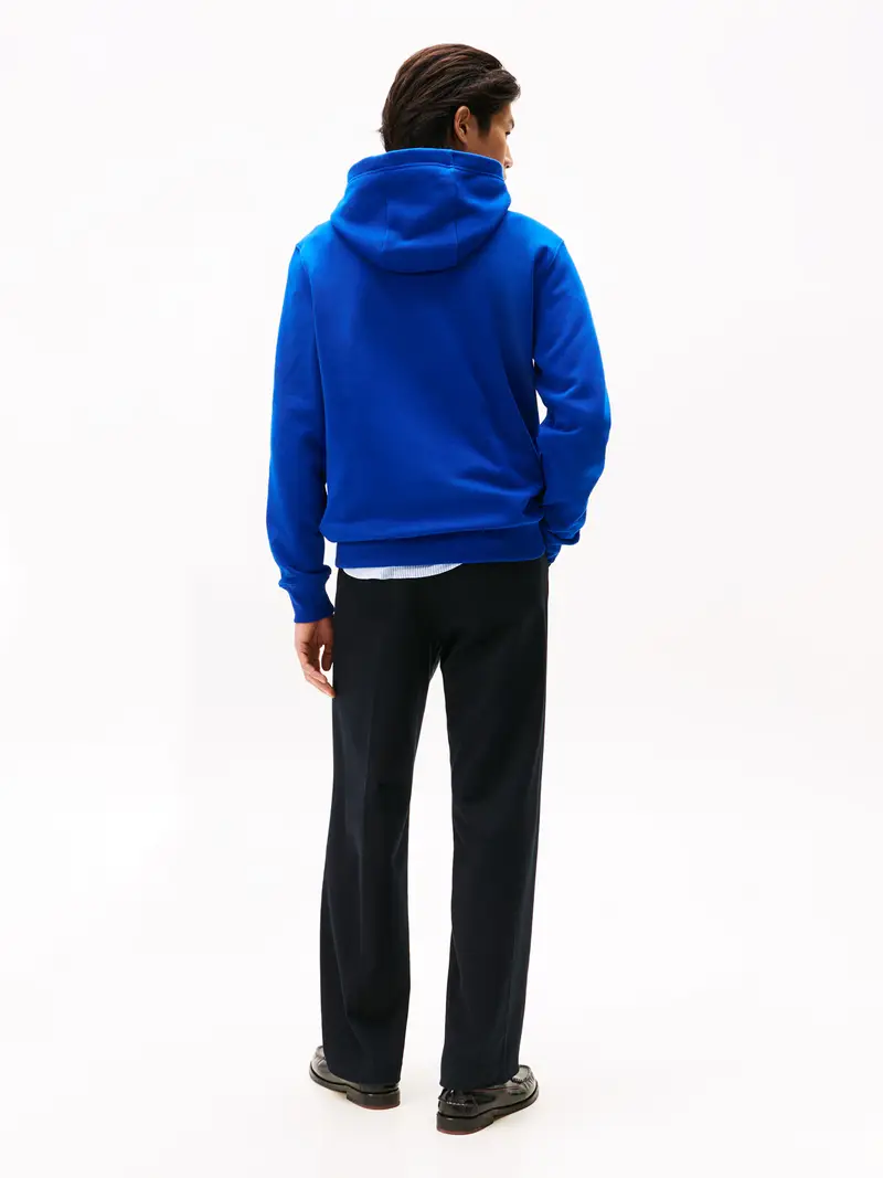 Felpa blu / bianco miniatura 3