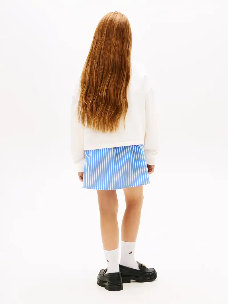 Felpa blu / bianco miniatura 3