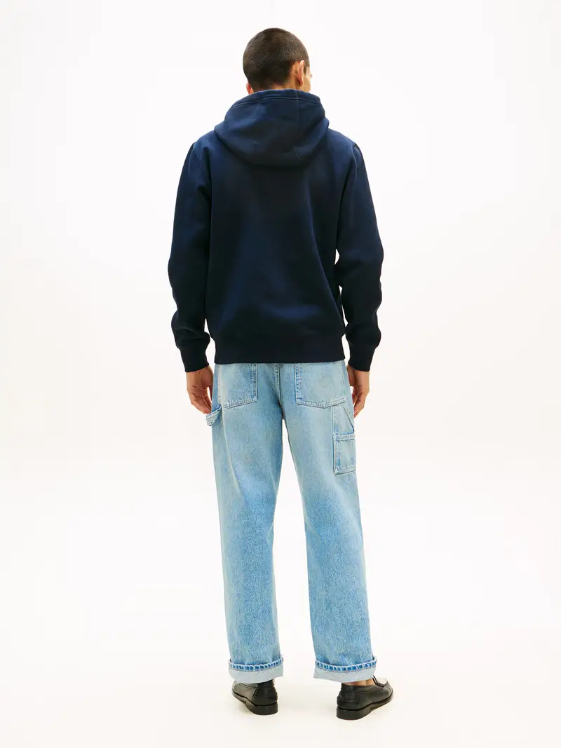 Felpa blu cobalto / blu scuro miniatura 3