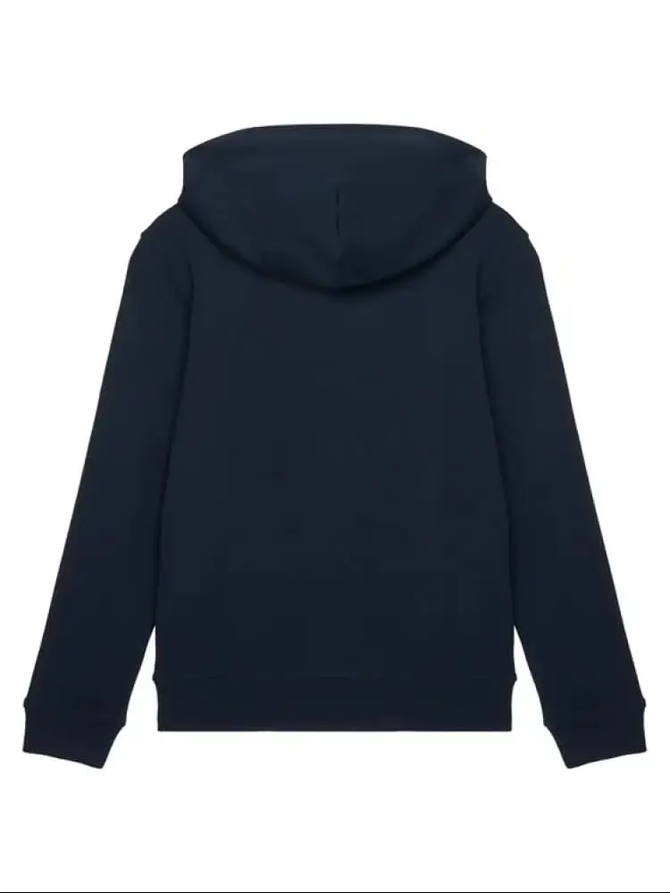 felpa blu navy bambino con logo miniatura 2