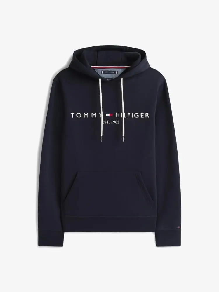 felpa blu navy uomo logo sul davanti