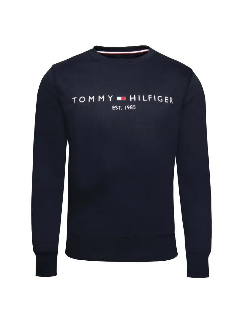TOMMY HILFIGER Felpa blu notte / rosso / bianco