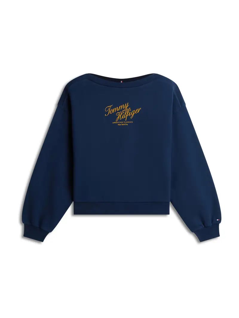 Felpa blu scuro / giallo