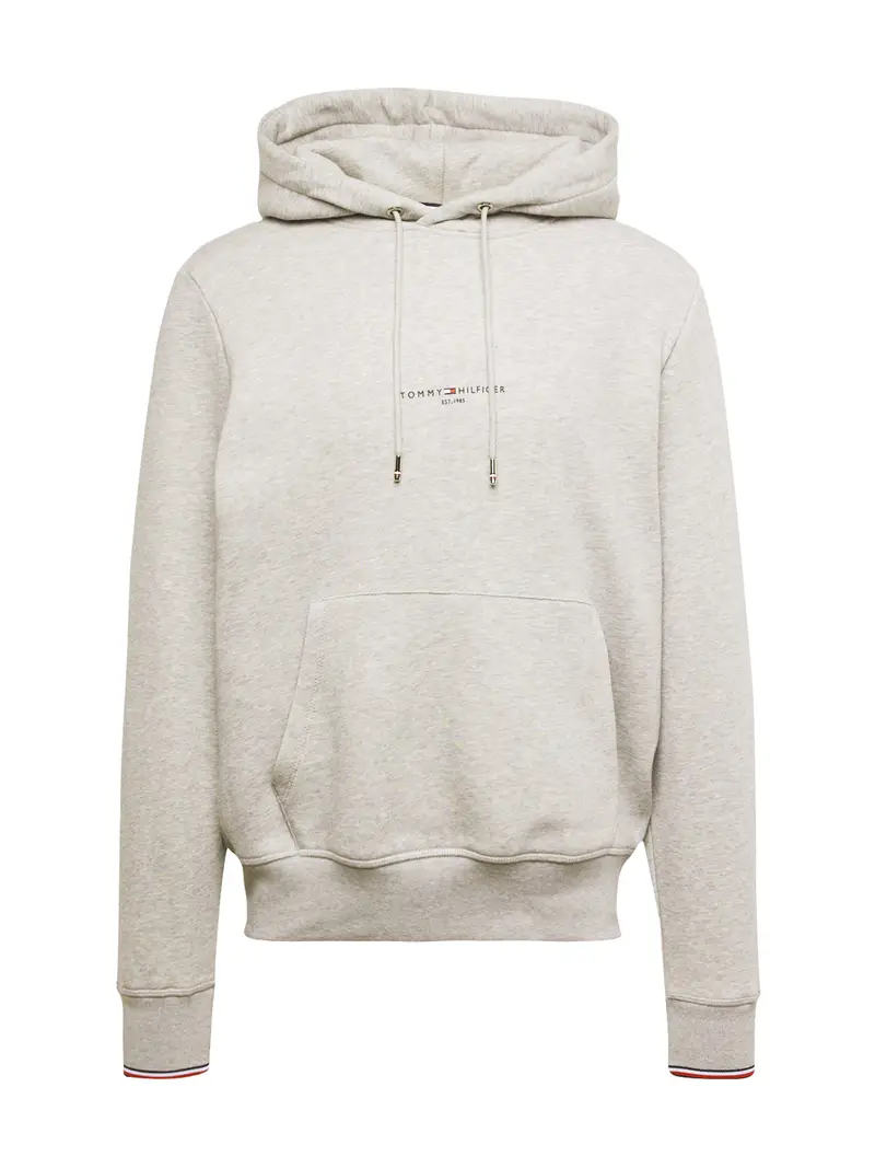 Felpa blu scuro / grigio sfumato / rosso / bianco