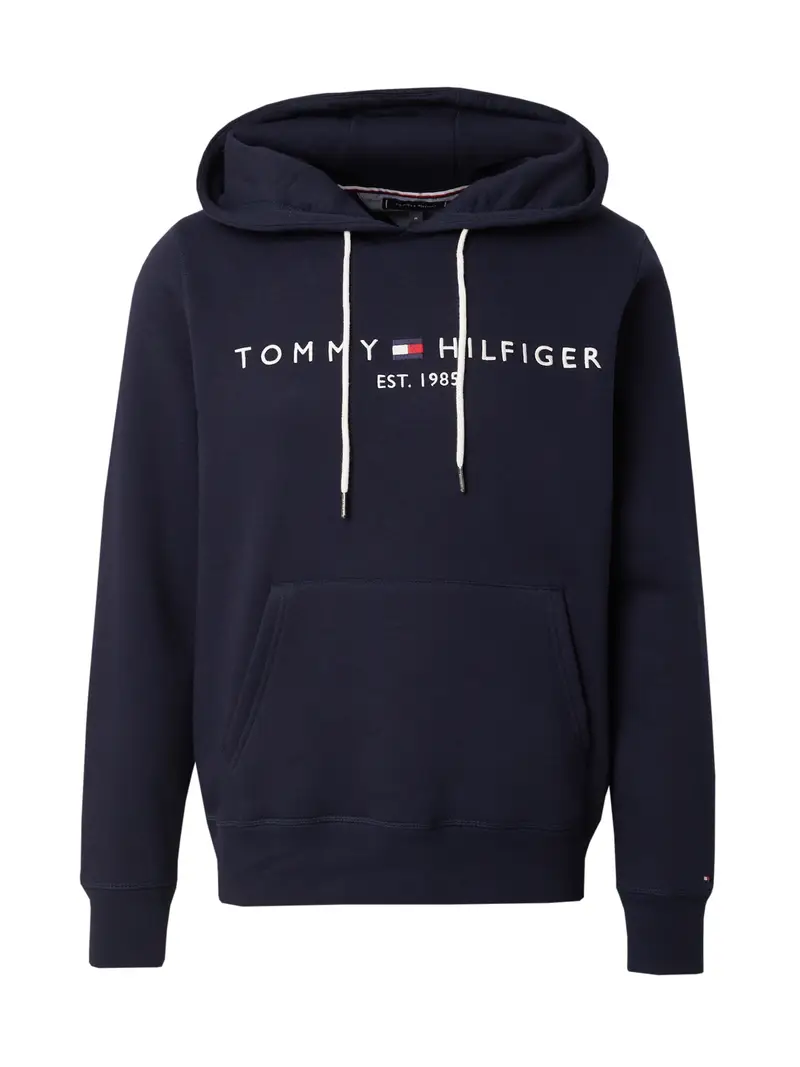 TOMMY HILFIGER Felpa  blu scuro / rosso / bianco