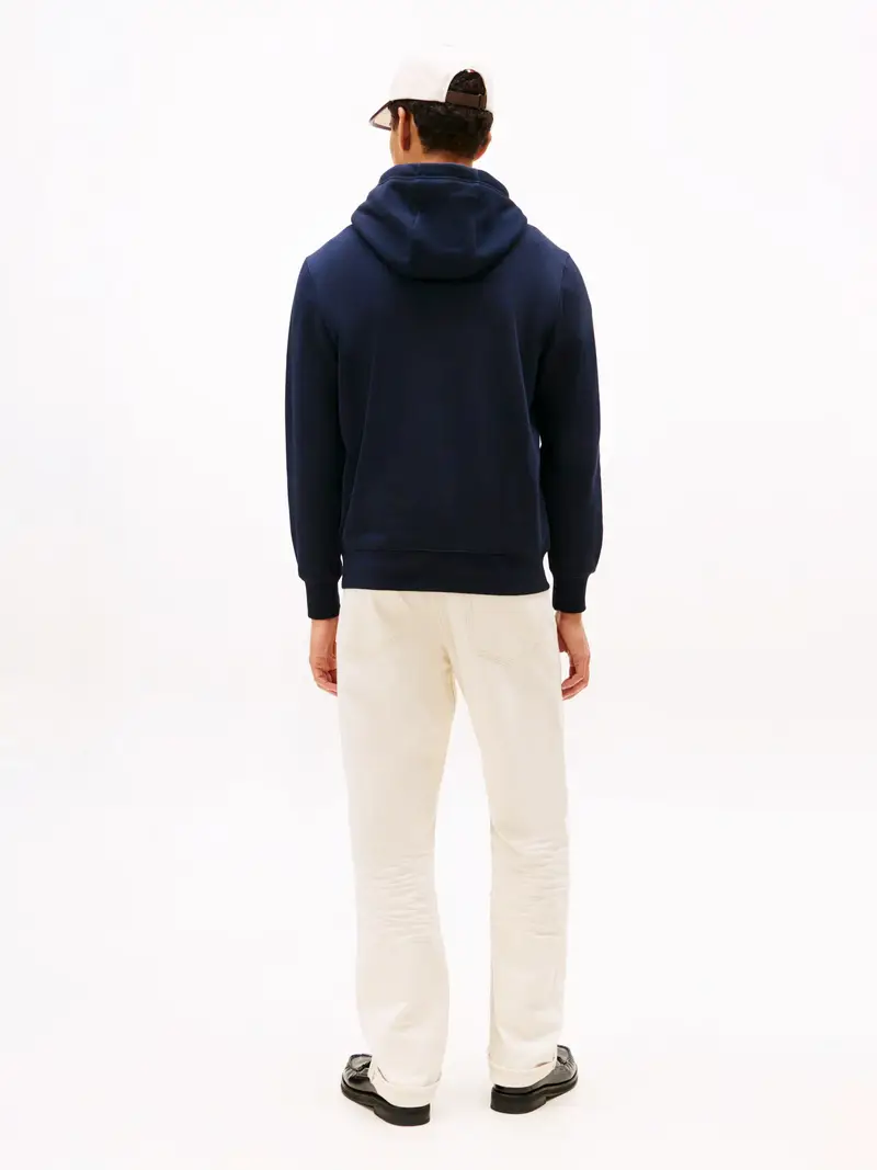 Felpa BRAND LOVE blu scuro / bianco miniatura 3