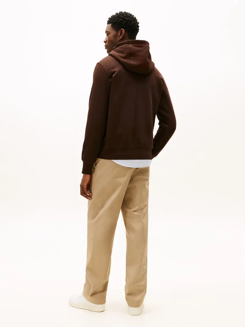 Felpa 'BRAND LOVE' navy / marrone scuro / rosso / bianco miniatura 3