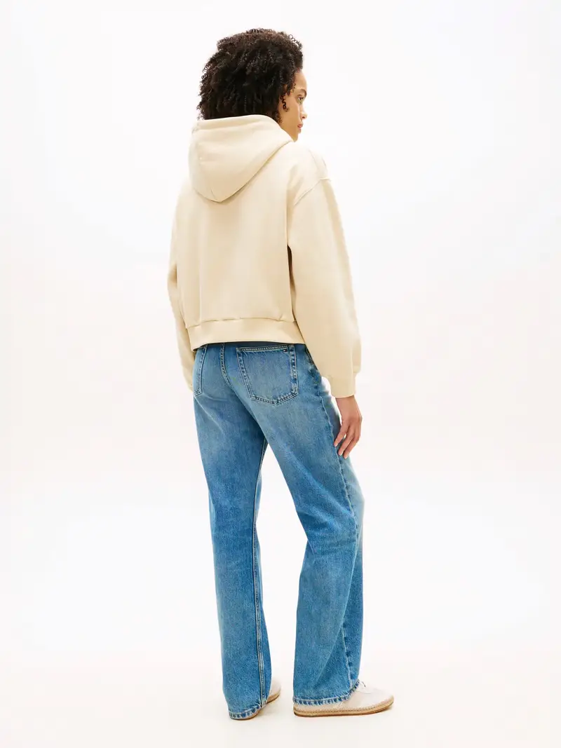 Felpa camoscio / bianco miniatura 3