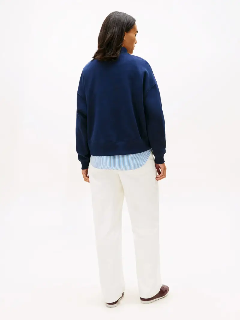 Felpa 'CLASSIC' blu / rosso / bianco miniatura 3