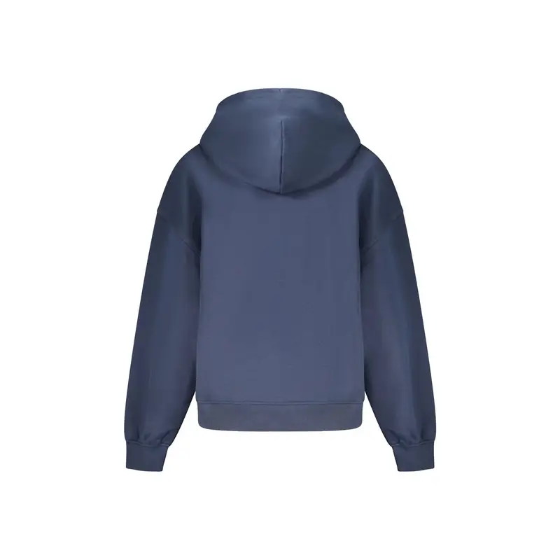Felpa Donna Blu Cappuccio Felpata Tascone Logo miniatura 2