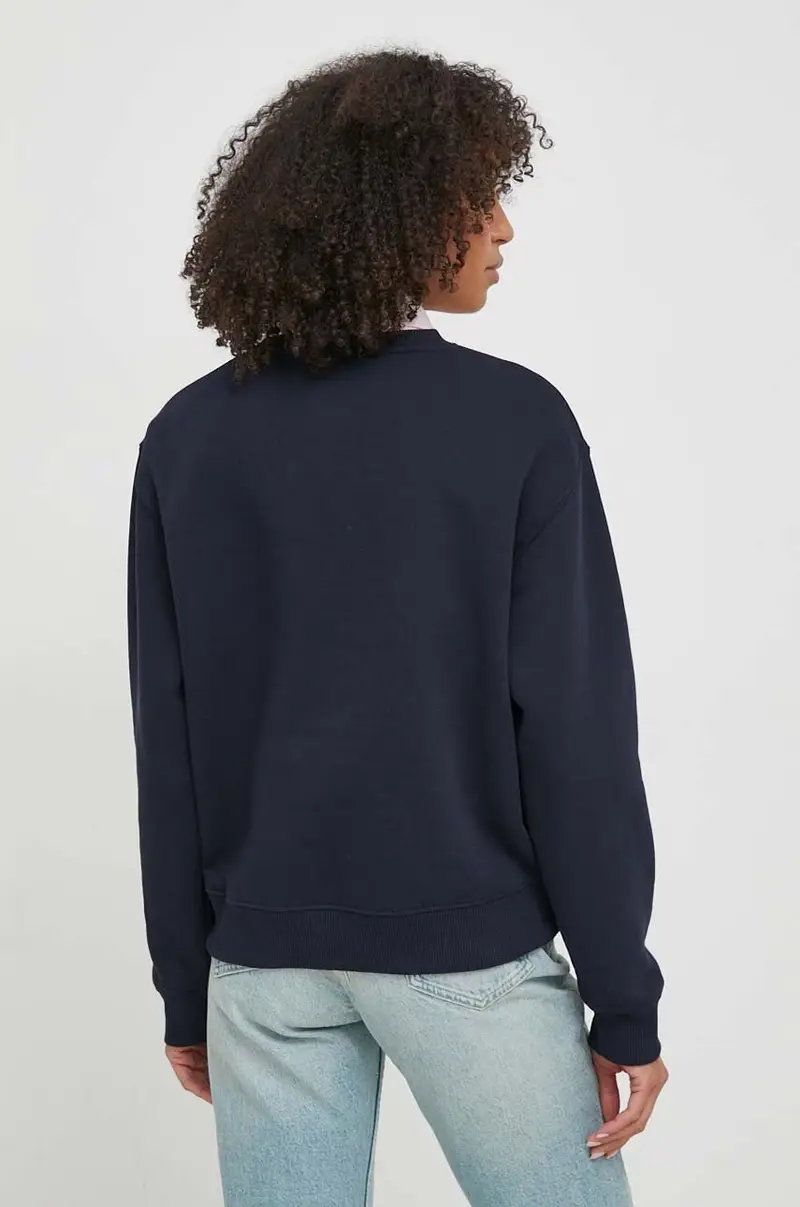 felpa donna colore blu navy WW0WW39791 miniatura 3