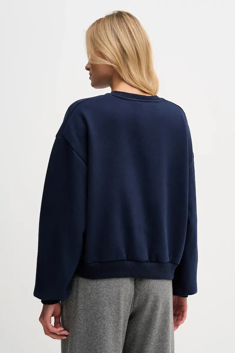 felpa donna colore blu navy WW0WW46128 miniatura 3