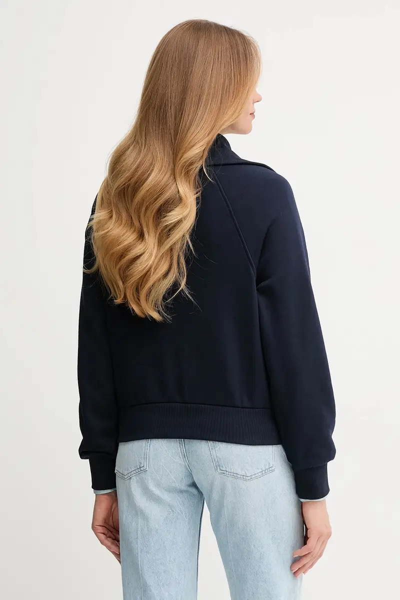 felpa donna colore blu navy WW0WW46632 miniatura 3