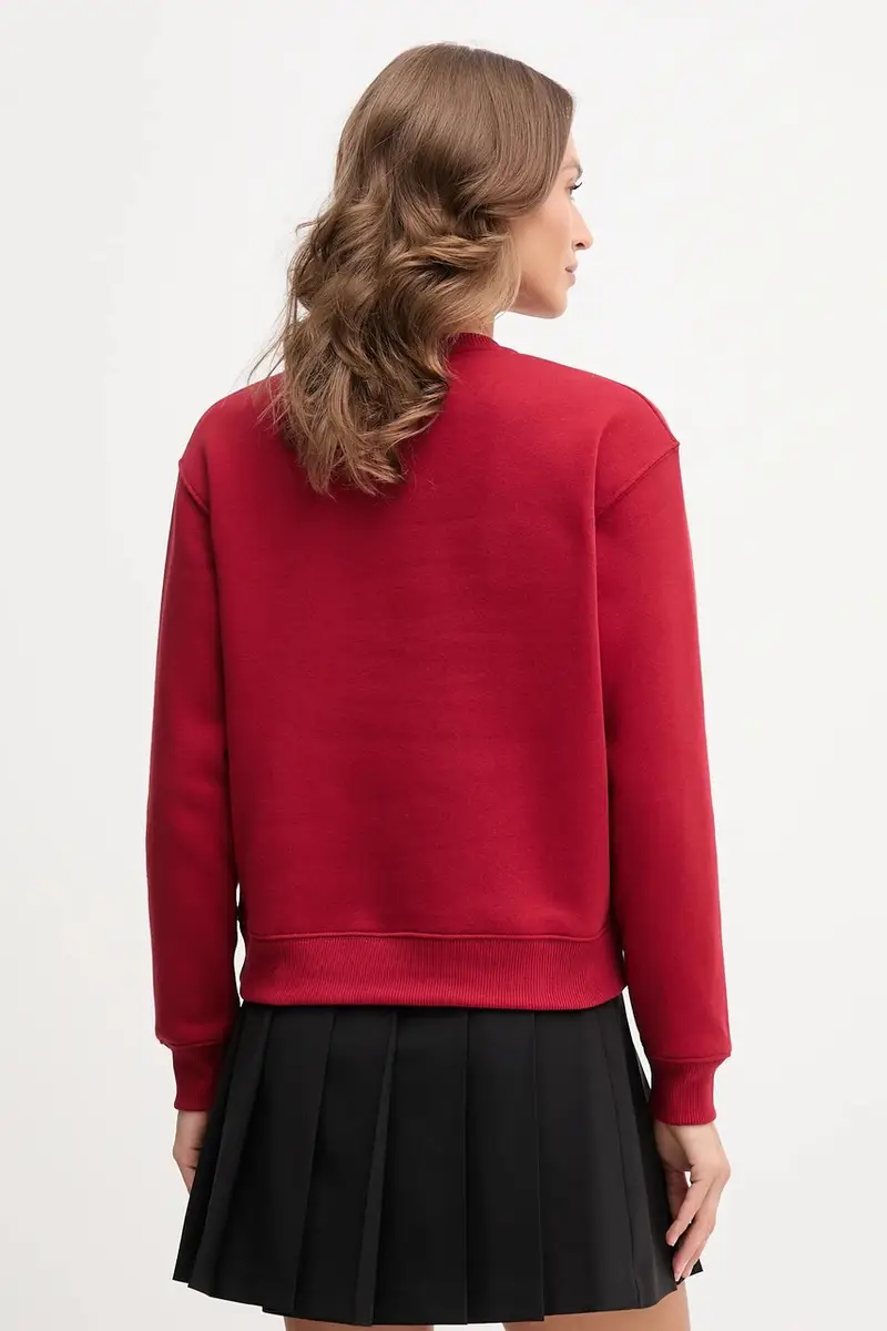 felpa donna colore blu WW0WW39791 Granata miniatura 3