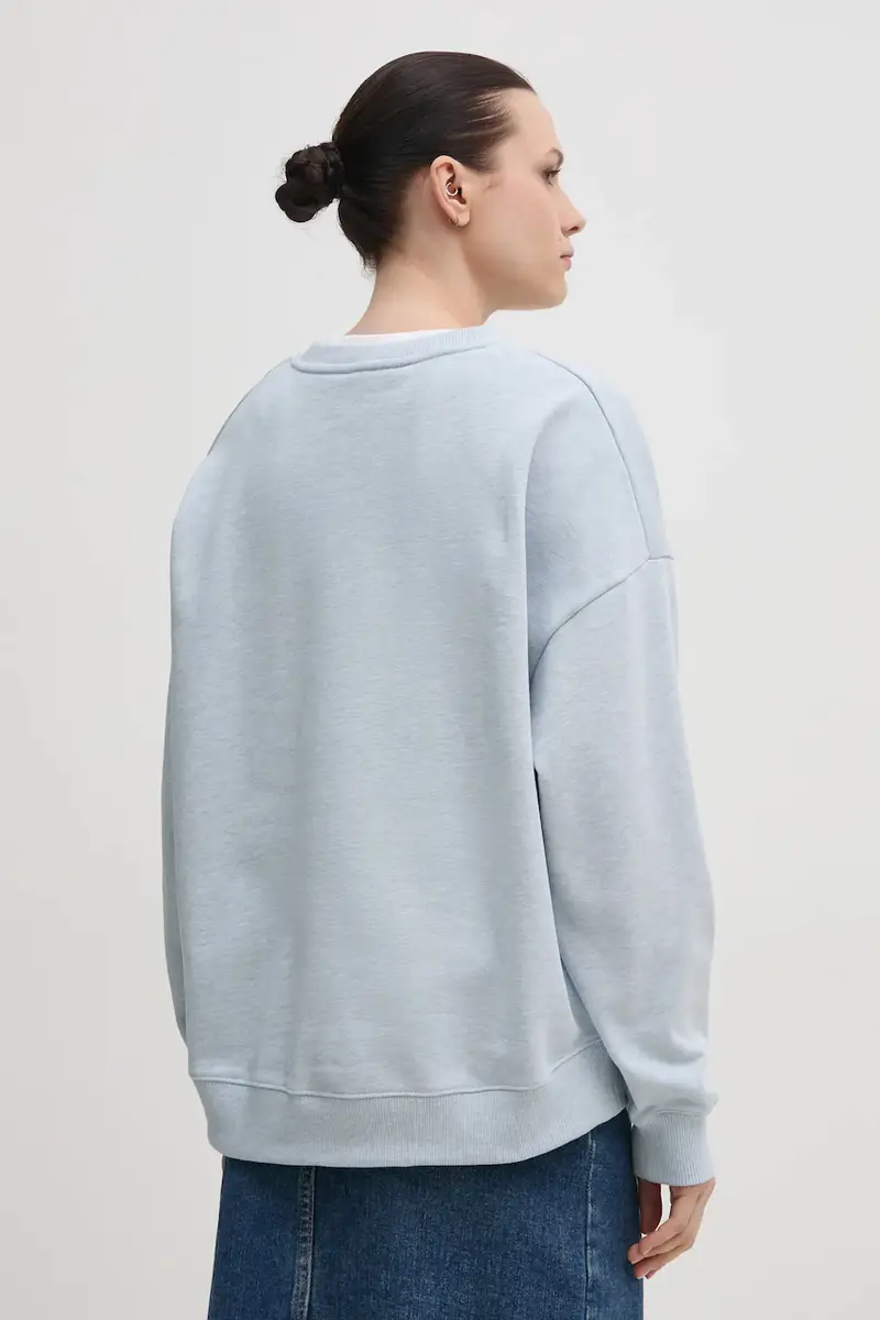 felpa donna colore blu WW0WW44633 miniatura 2