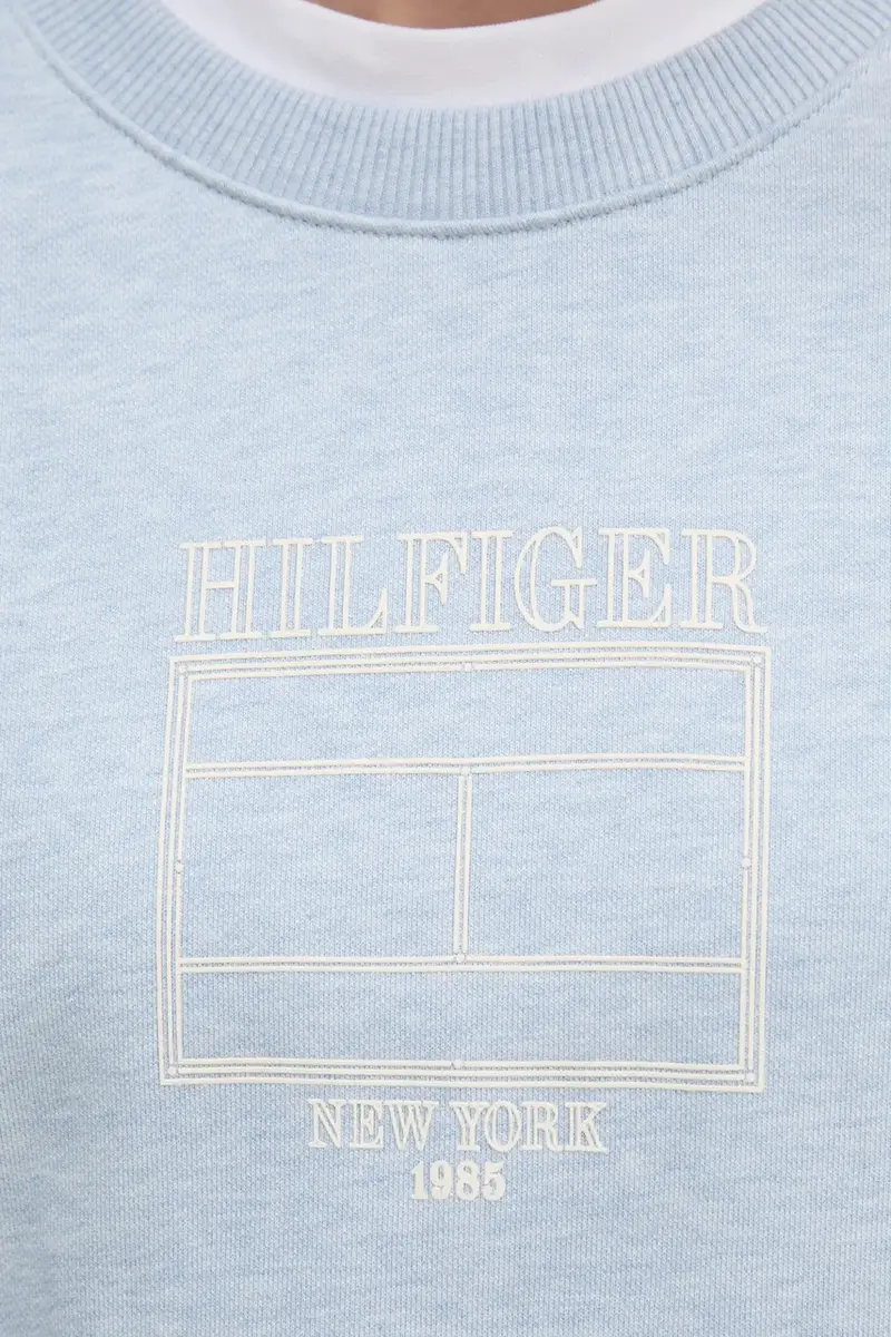 felpa donna colore blu WW0WW44633 miniatura 4