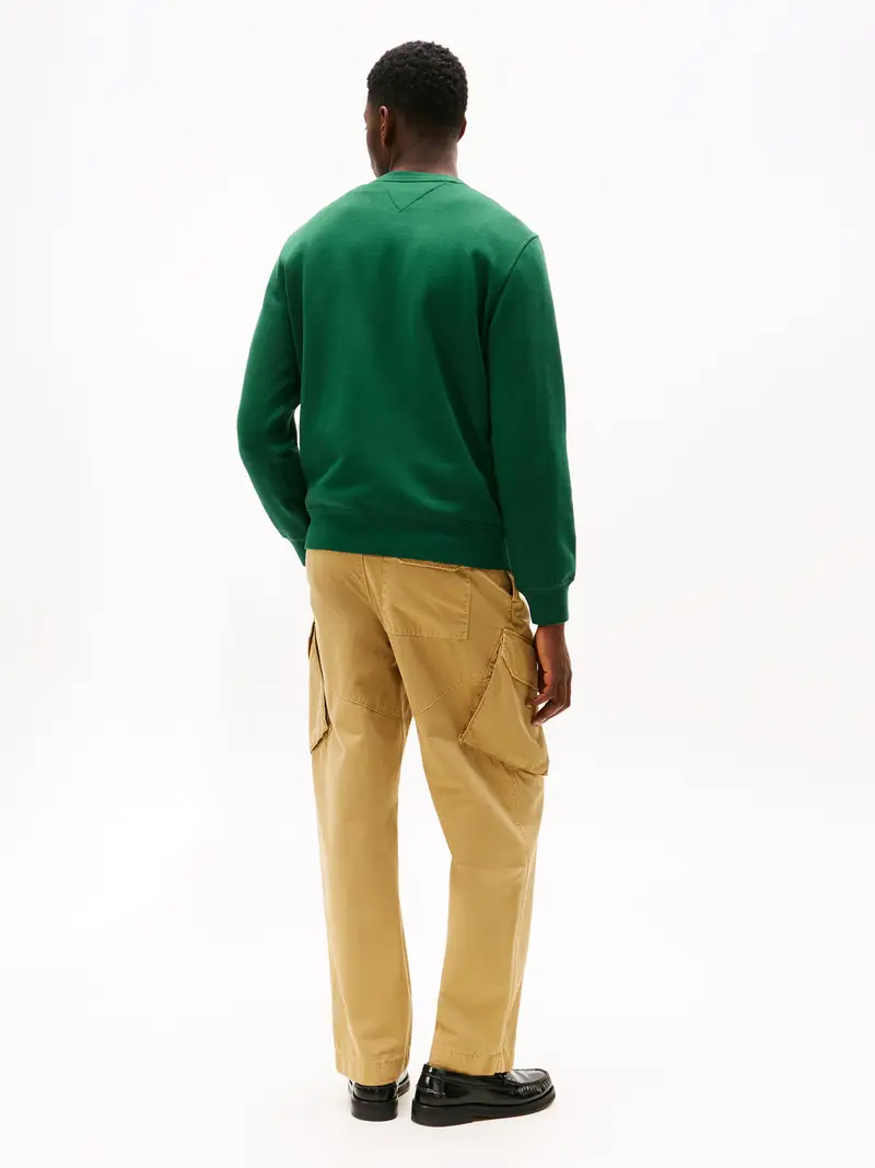 Felpa ESS SEASONAL verde scuro miniatura 3