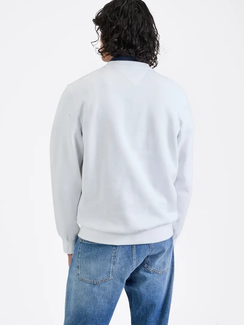 TOMMY HILFIGER Felpa 'Essential' bianco miniatura 2