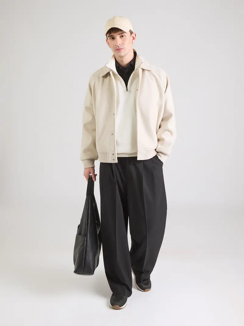 Felpa ESSENTIAL INTECHNO bianco miniatura 2