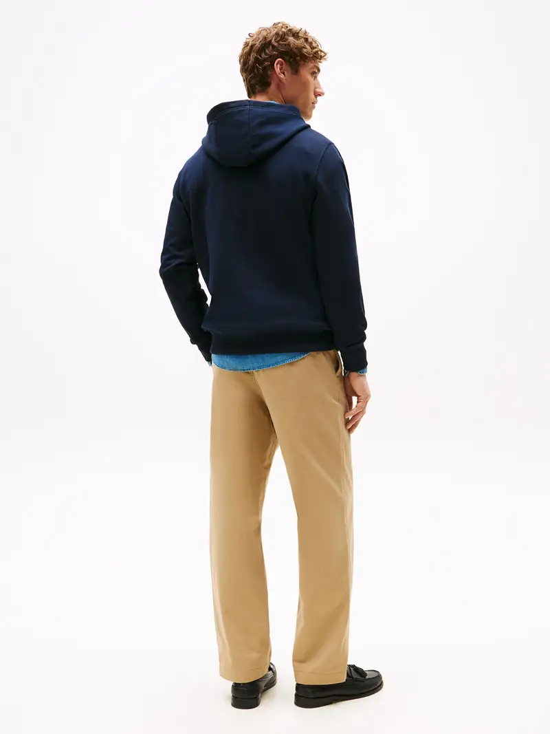 TOMMY HILFIGER Felpa 'ESSENTIAL' navy / rosso / bianco miniatura 2