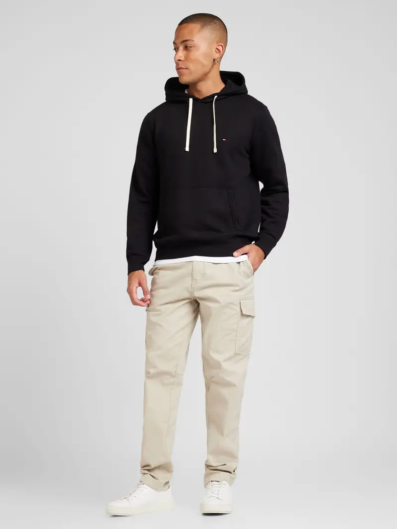 TOMMY HILFIGER Felpa 'Essential' nero / bianco miniatura 2