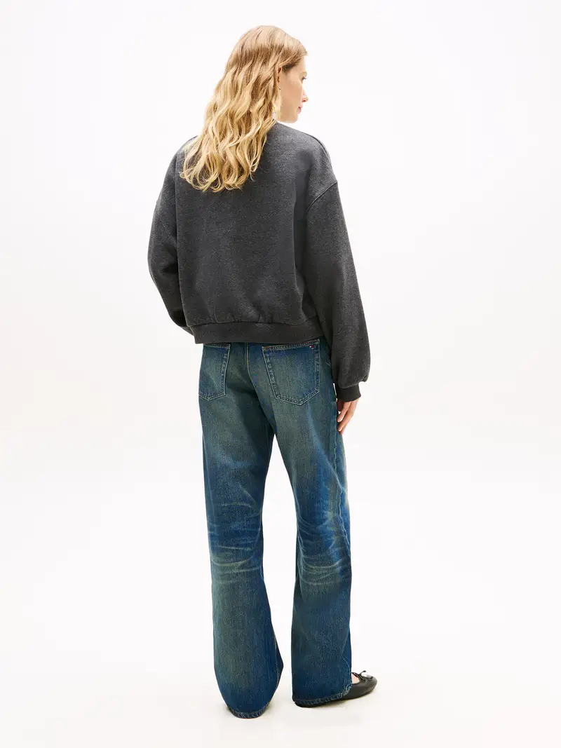 Felpa grigio scuro / bianco miniatura 3