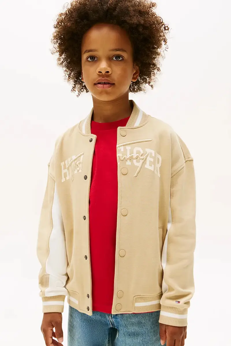 felpa in cotone bambino/a colore marrone KB0KB09745