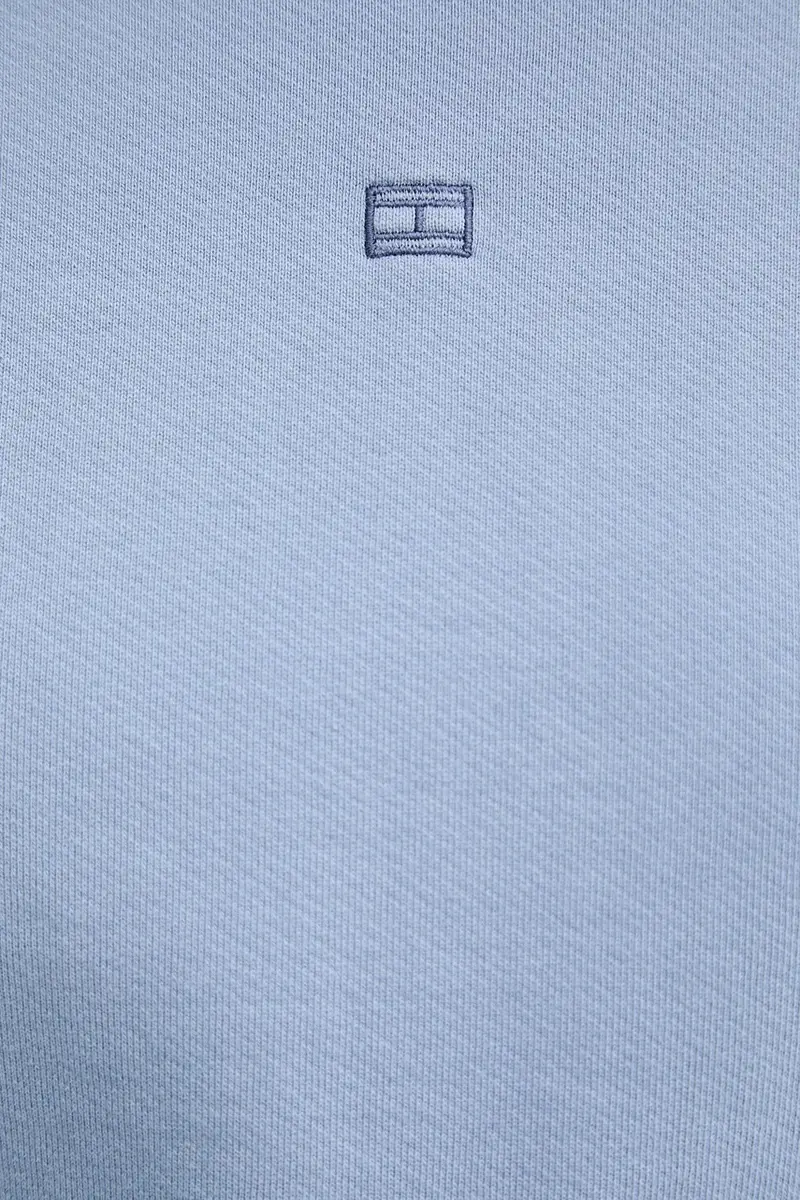 felpa in cotone donna colore blu WW0WW45754 miniatura 5