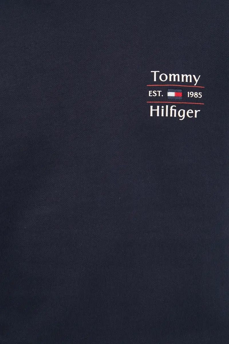 felpa in cotone uomo colore blu navy MW0MW38673 miniatura 5