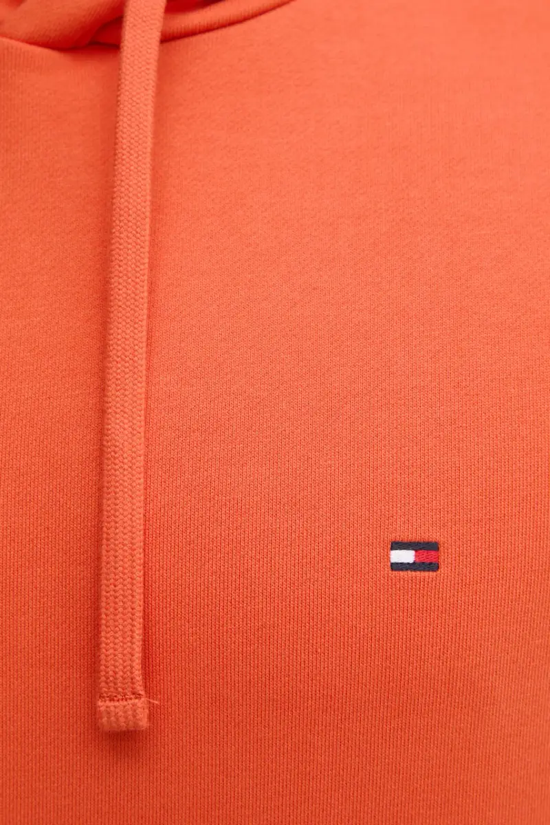 felpa in cotone uomo colore nero con cappuccio MW0MW37235 Arancione miniatura 5