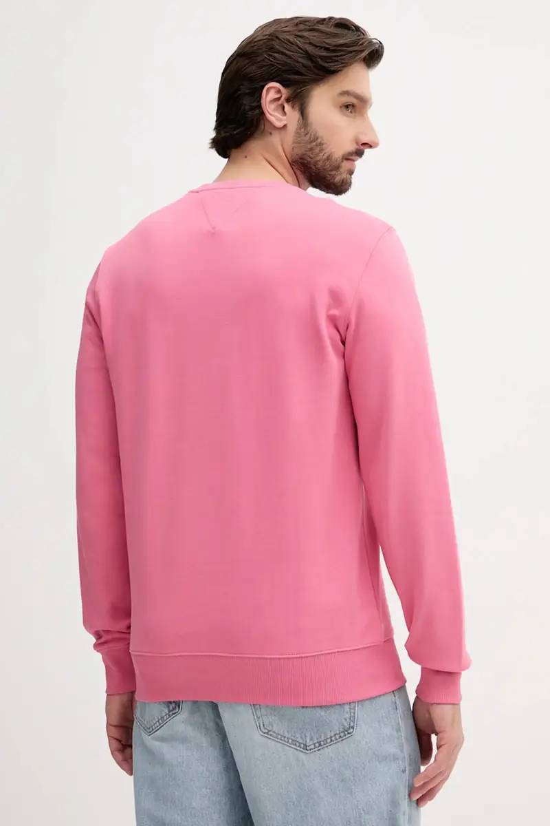 felpa in cotone uomo colore nero MW0MW37237 Rosa miniatura 3