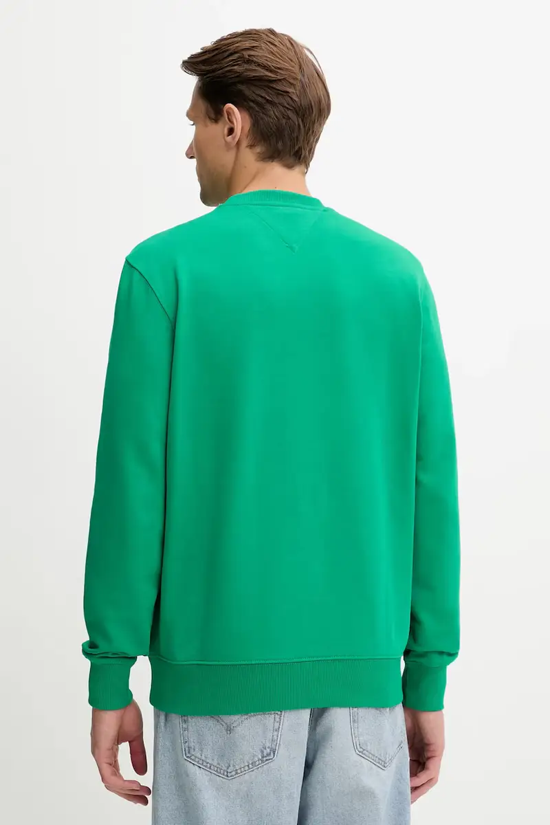 felpa in cotone uomo colore nero MW0MW37237 Verde miniatura 2