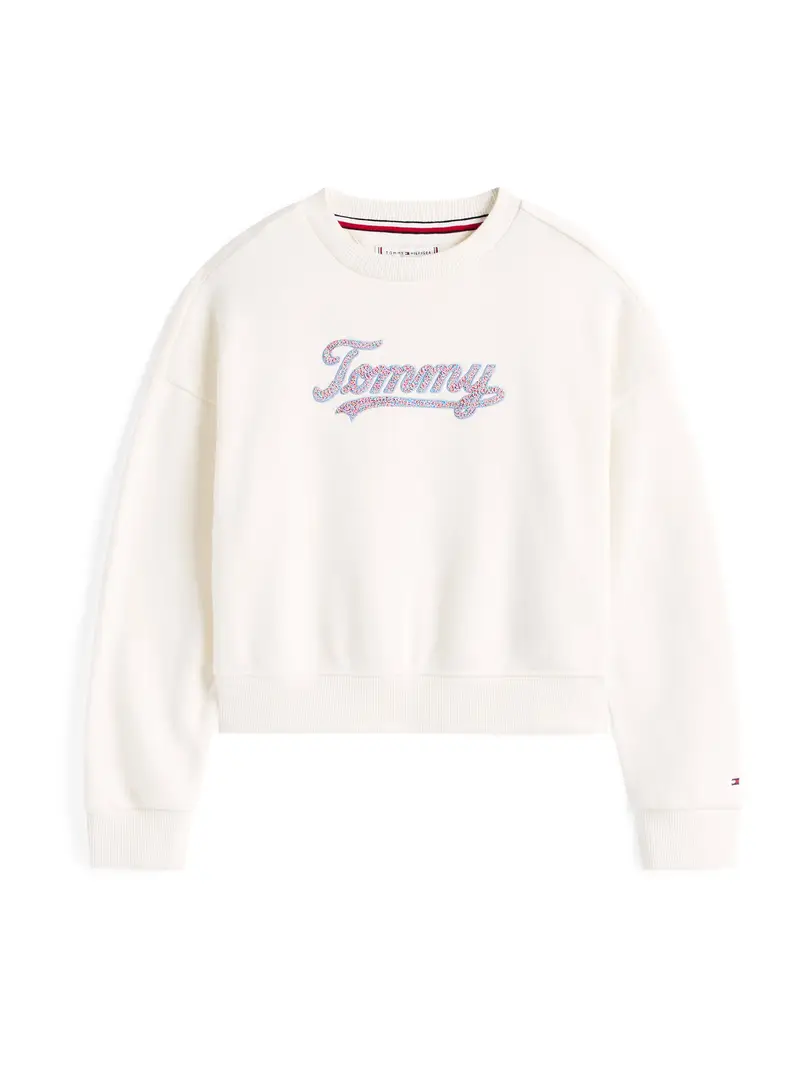 TOMMY HILFIGER Felpa  lavanda / bianco
