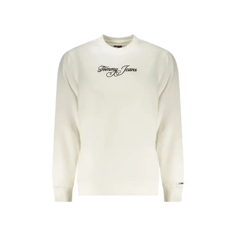 Felpa Maniche Lunghe Donna Bianca Stampa Bianco