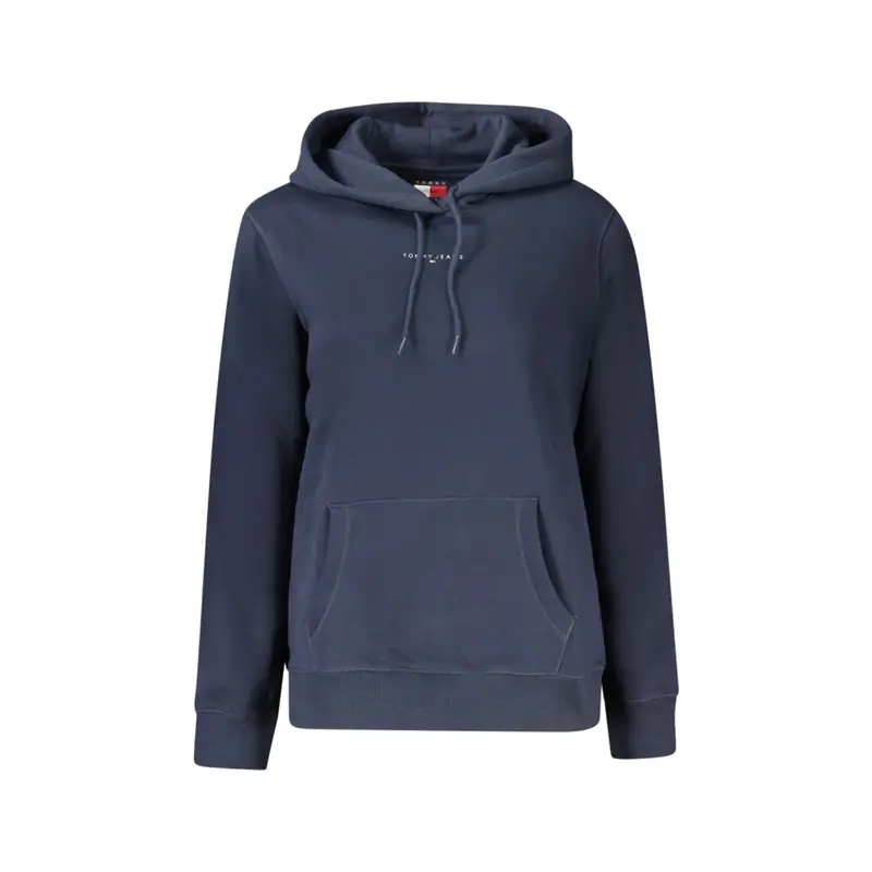 Tommy Hilfiger Felpa Maniche Lunghe Donna Blu con Cappuccio