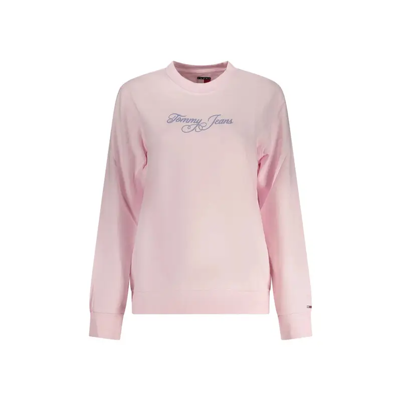 Felpa Maniche Lunghe Donna Rosa Stampa