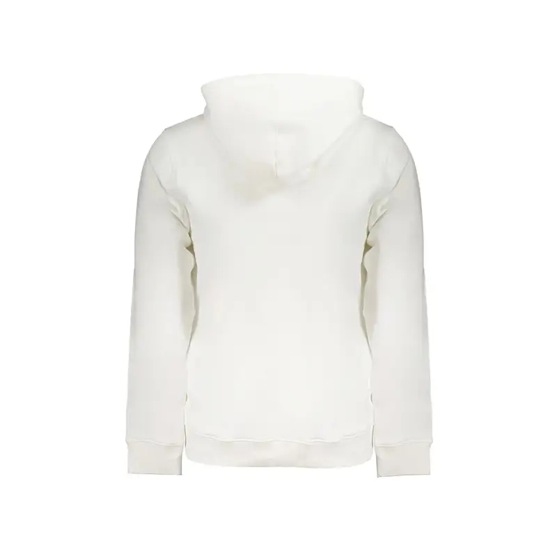 Felpa Maniche Lunghe Uomo Bianca Logo Bianco miniatura 2