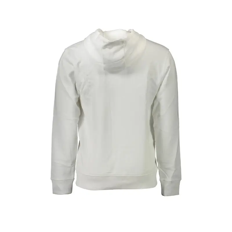 Felpa Maniche Lunghe Uomo Bianca Stampa Bianco miniatura 2