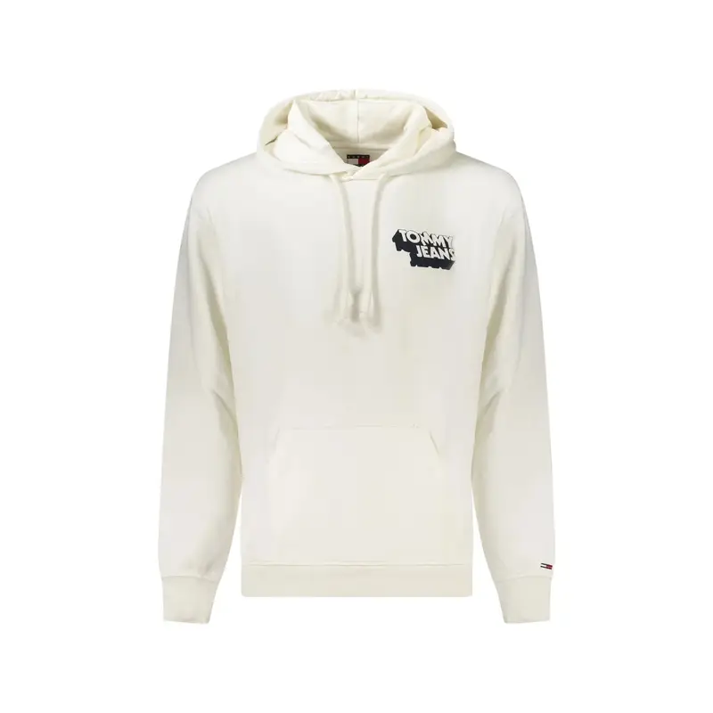 Tommy Hilfiger Felpa Maniche Lunghe Uomo Bianca con Logo