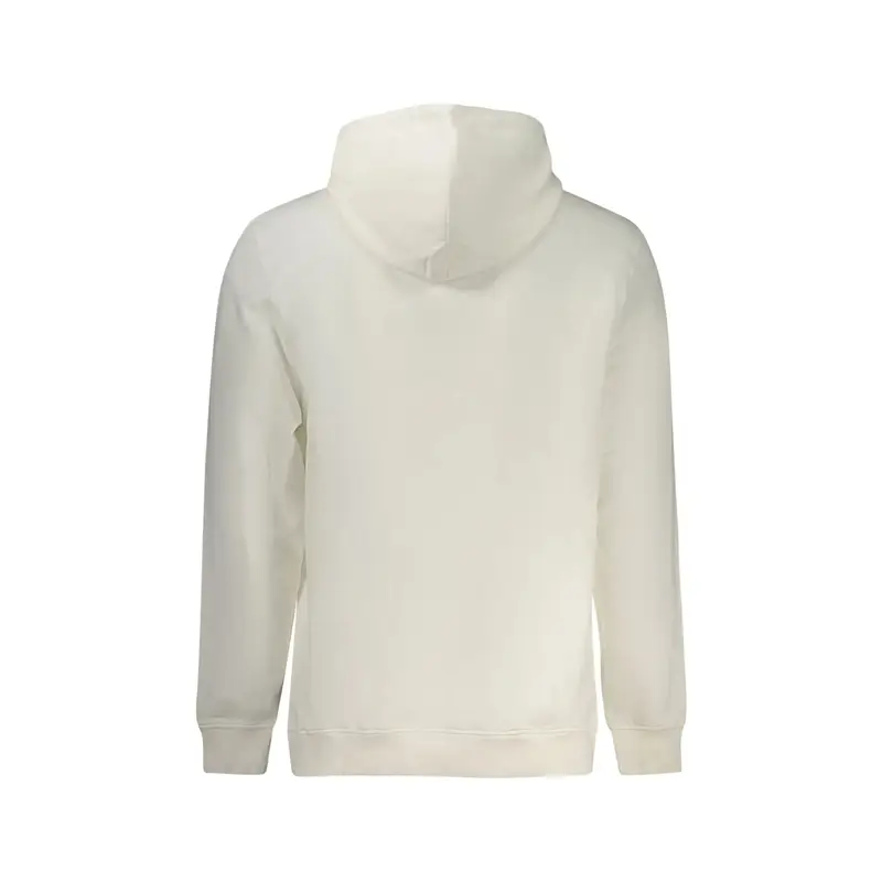 Felpa Maniche Lunghe Uomo Bianca Stampa Logo Bianco miniatura 2