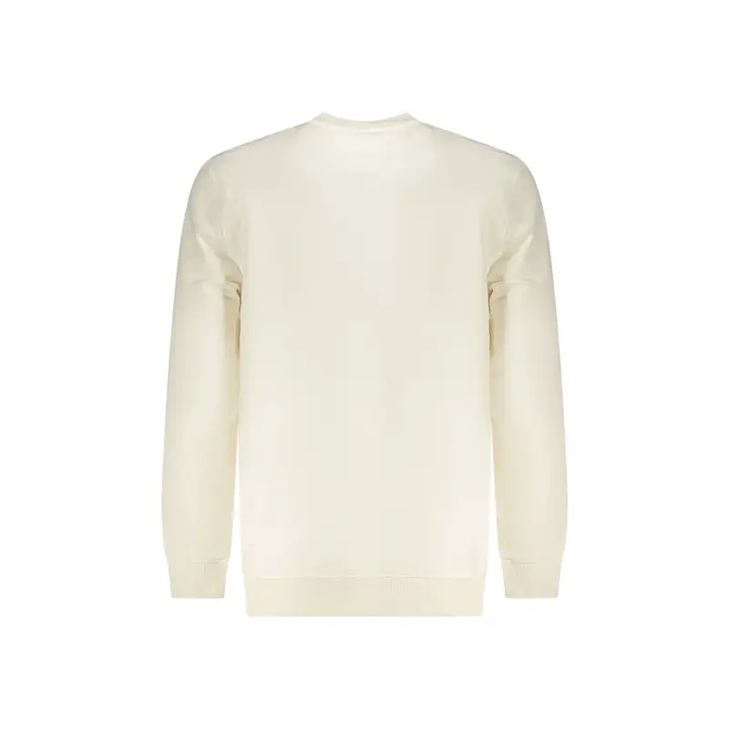 Felpa Maniche Lunghe Uomo Bianca Stampa Logo Bianco miniatura 2