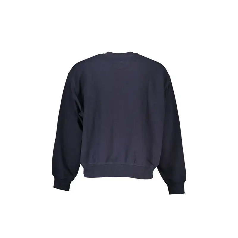 Felpa Maniche Lunghe Uomo Blu Logo miniatura 2