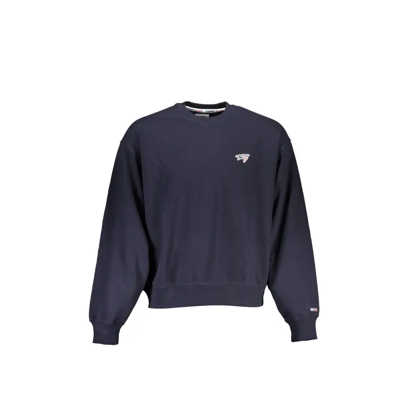 Felpa Maniche Lunghe Uomo Blu Logo