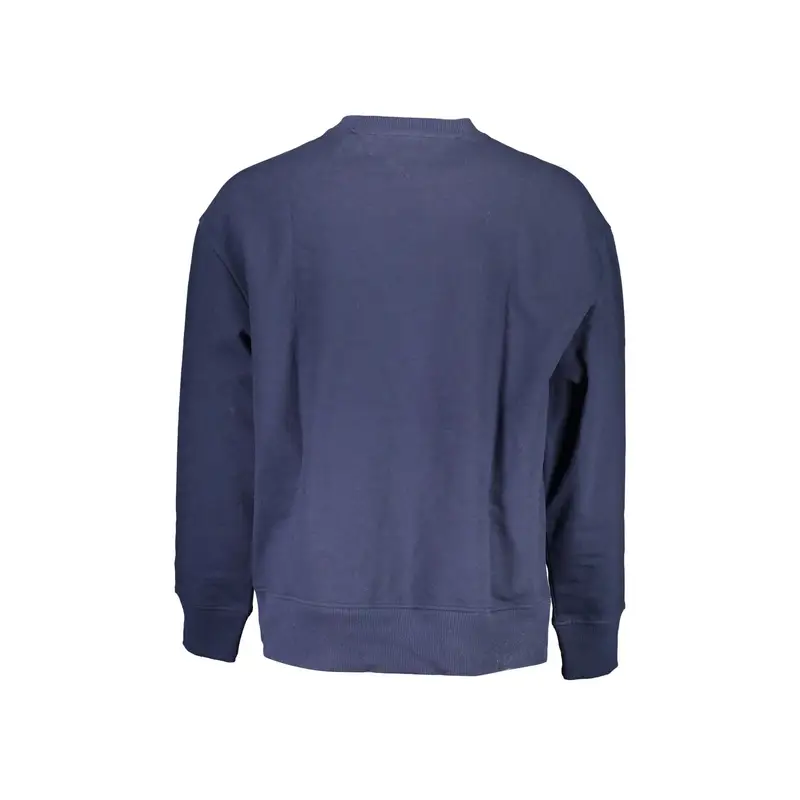 Felpa Maniche Lunghe Uomo Blu Ricamo miniatura 2