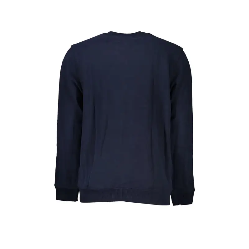 Felpa Maniche Lunghe Uomo Blu Stampa Logo miniatura 2