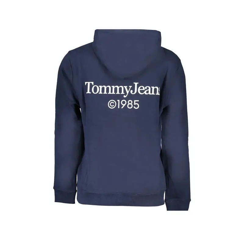 Tommy Hilfiger Maglia Uomo Blu con Cappuccio e Stampa Logo miniatura 2