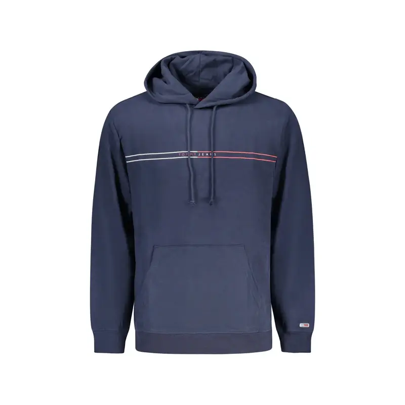 Tommy Hilfiger Maglia Uomo Blu con Cappuccio e Logo