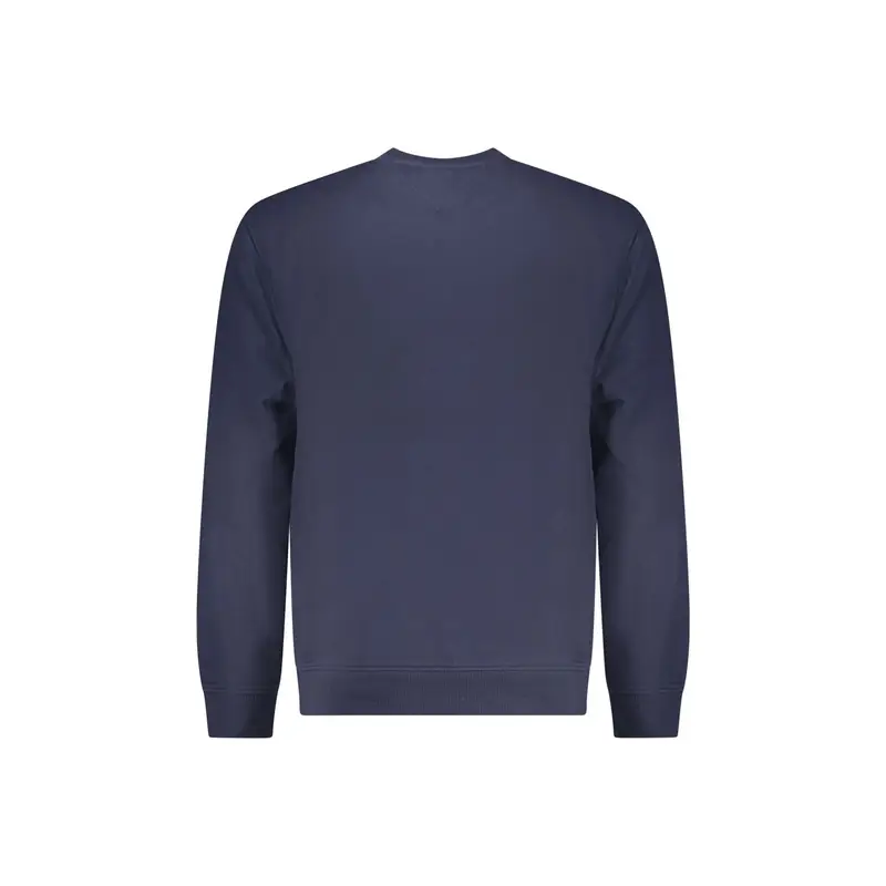 Felpa Maniche Lunghe Uomo Blu Stampa Logo miniatura 2