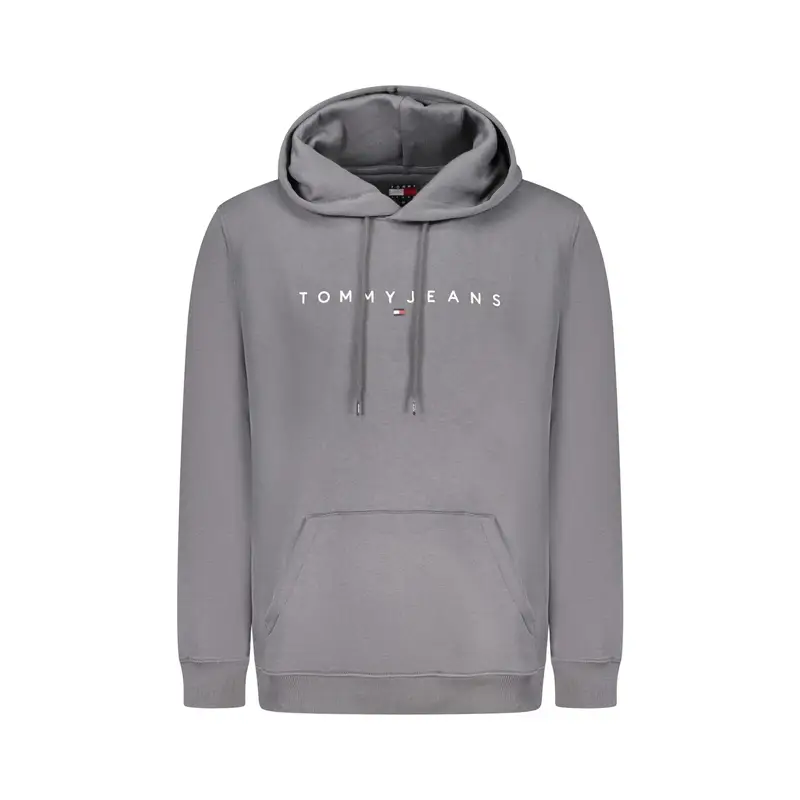 Tommy Hilfiger Felpa Maniche Lunghe Uomo Grigia con Ricamo